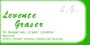 levente graser business card